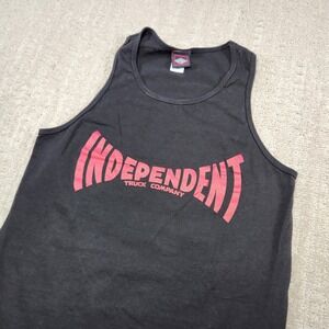 Independent Truck Company Shirt Adult Small Tank Top Y2K Skate Black Bar Logo